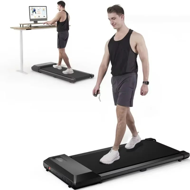 2in1 Powerful 2.5HP Walking Pad Treadmill 15.35*35.43" Belt Walkingpad 300LBS Quiet Portable Under Desk Pad for Home&Office